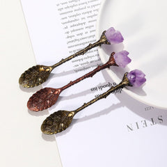Amethyst Crystal Teaspoon