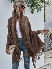 Cypress Faux Fur Sweater Cardigan