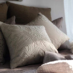 Embroidery Textured Cotton Cushion