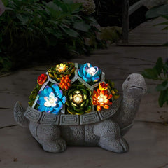 Turtle Solar Powered Garden Decor