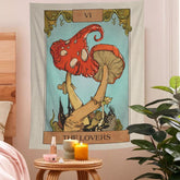 The Lovers Tarot Card Tapestry