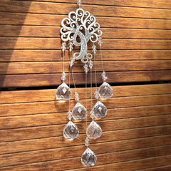 Tree Of Life Hanging Crystal Suncatcher