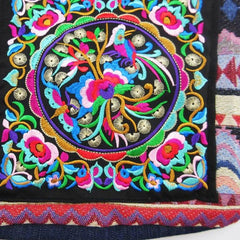 Tribal Embroidered Boho Backpack