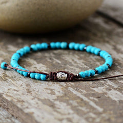 Turquoise Beaded Boho Bracelet