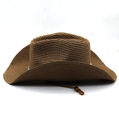 Wesley Straw Western Cowboy Hat