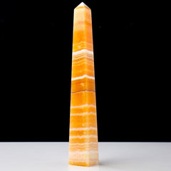 Yellow Calcite Crystal Point