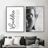Zen Buddha Statue Canvas