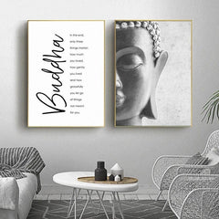 Zen Buddha Statue Canvas