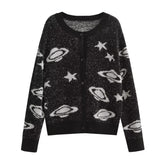 UFO Knit Cardigan Sweater
