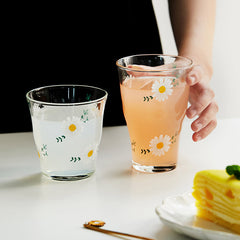 Daisy Glass Cup