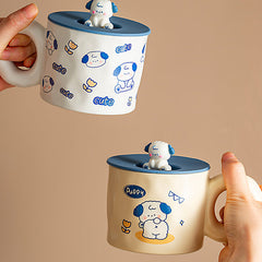Cute Cartoon Puppy Ceramic Mug