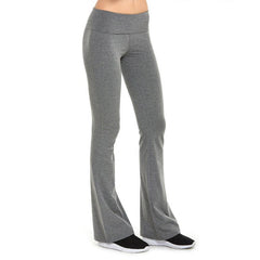 Womenmid rise  bootcut slim fit flare yoga pants