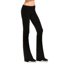 Womenmid rise  bootcut slim fit flare yoga pants