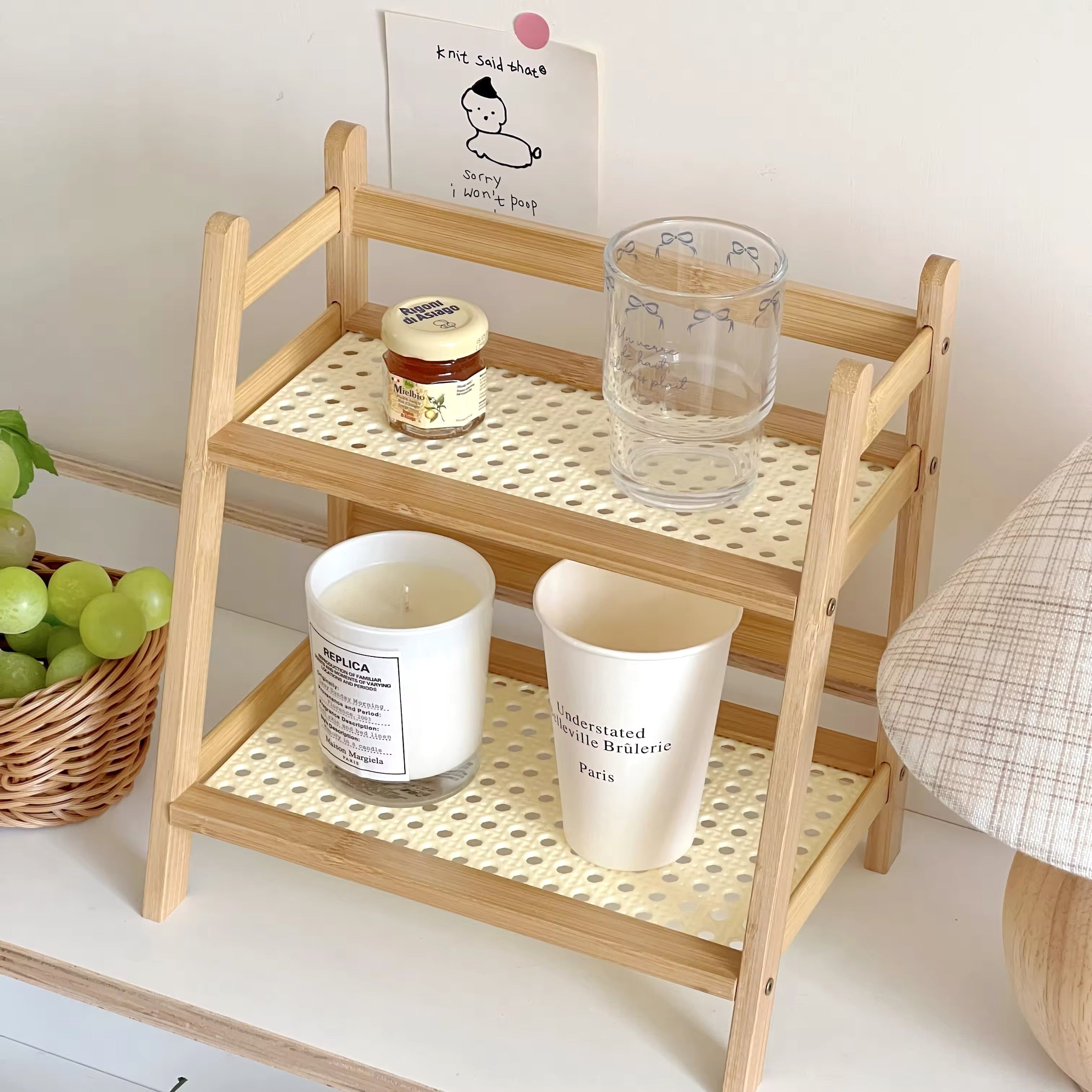 Wooden Vanity Shelf