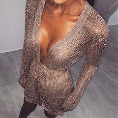 Winter New Knitted sweater Dress