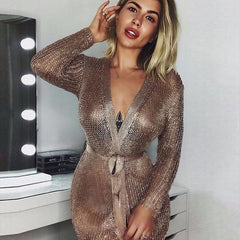 Winter New Knitted sweater Dress