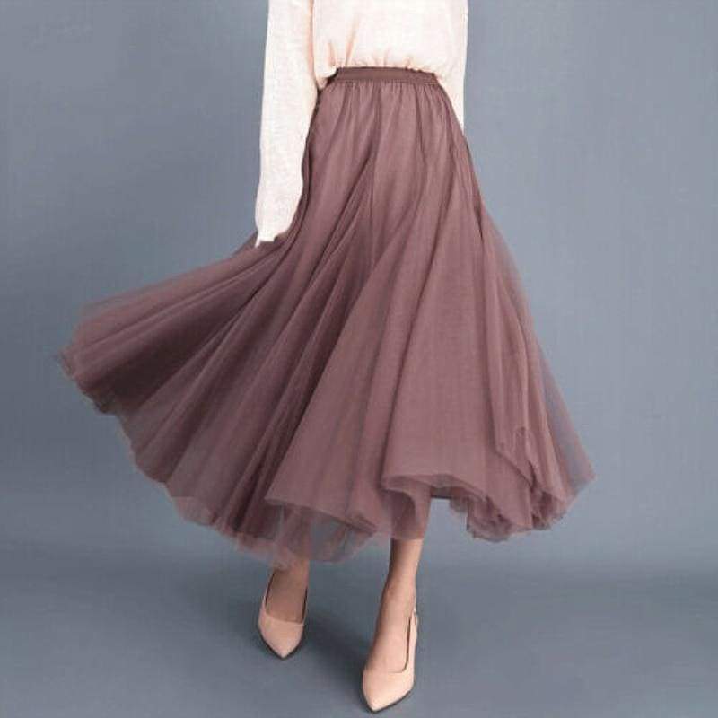 New Fashion Boho Double Layer Long Maxi Dress