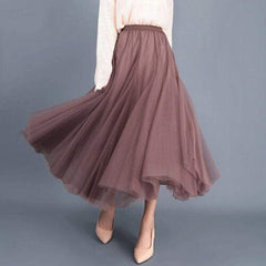 New Fashion Boho Double Layer Long Maxi Dress