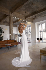 Summer suspender sequins solid color evening dress halter split tailing gown women