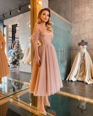 New Short Prom Dresses With Boat Neck Celebrity Dresses