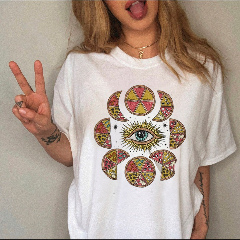 Summer 90s T-shirt Cartoon Printing WomenT-shirt