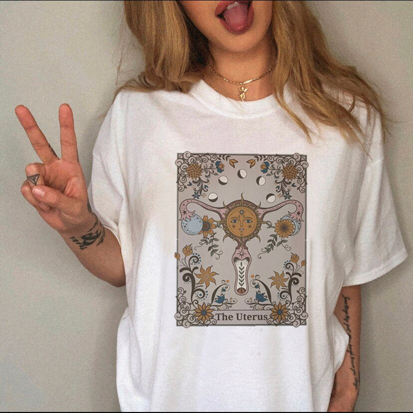 Summer 90s T-shirt Cartoon Printing WomenT-shirt
