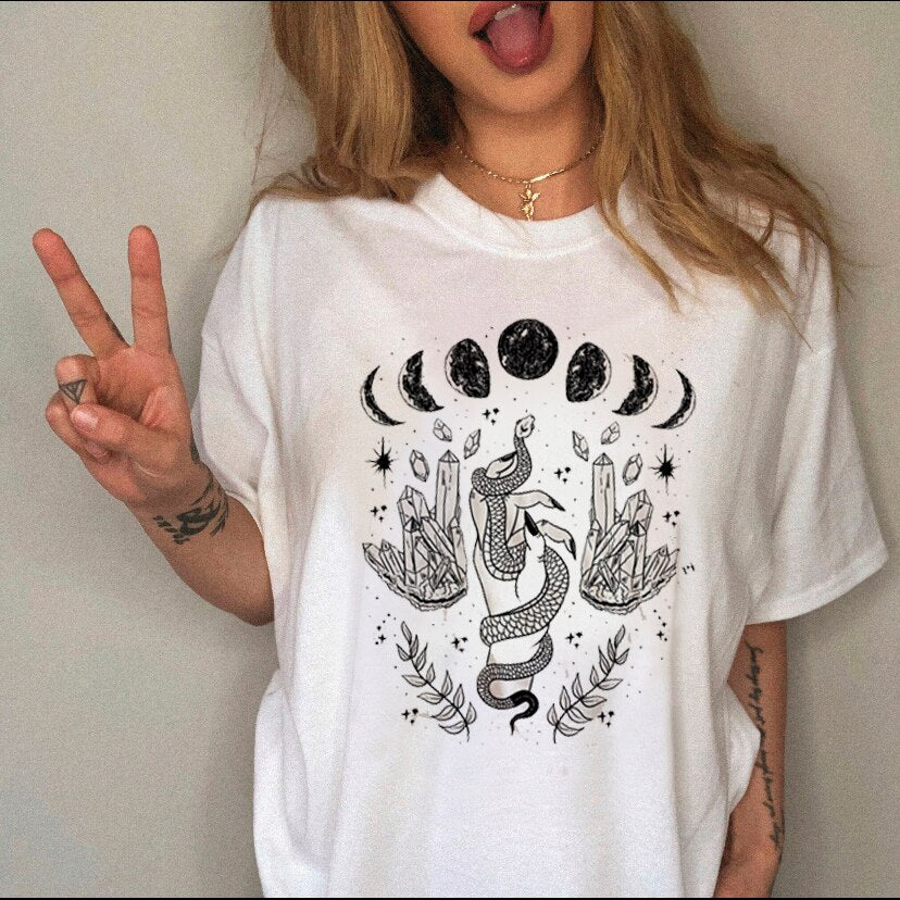 Summer 90s T-shirt Cartoon Printing WomenT-shirt