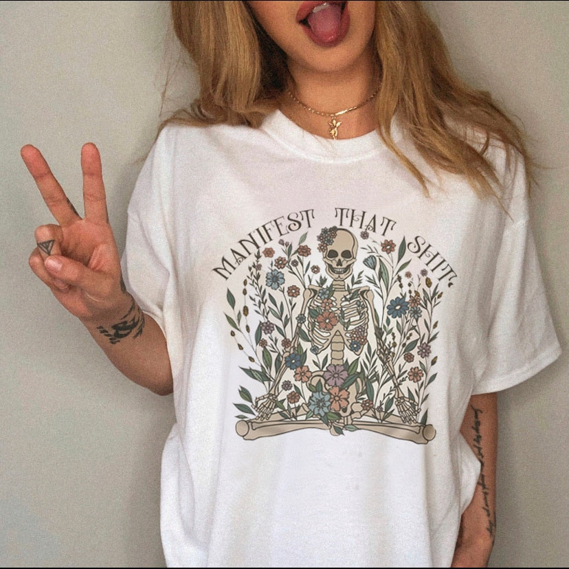 Summer 90s T-shirt Cartoon Printing WomenT-shirt