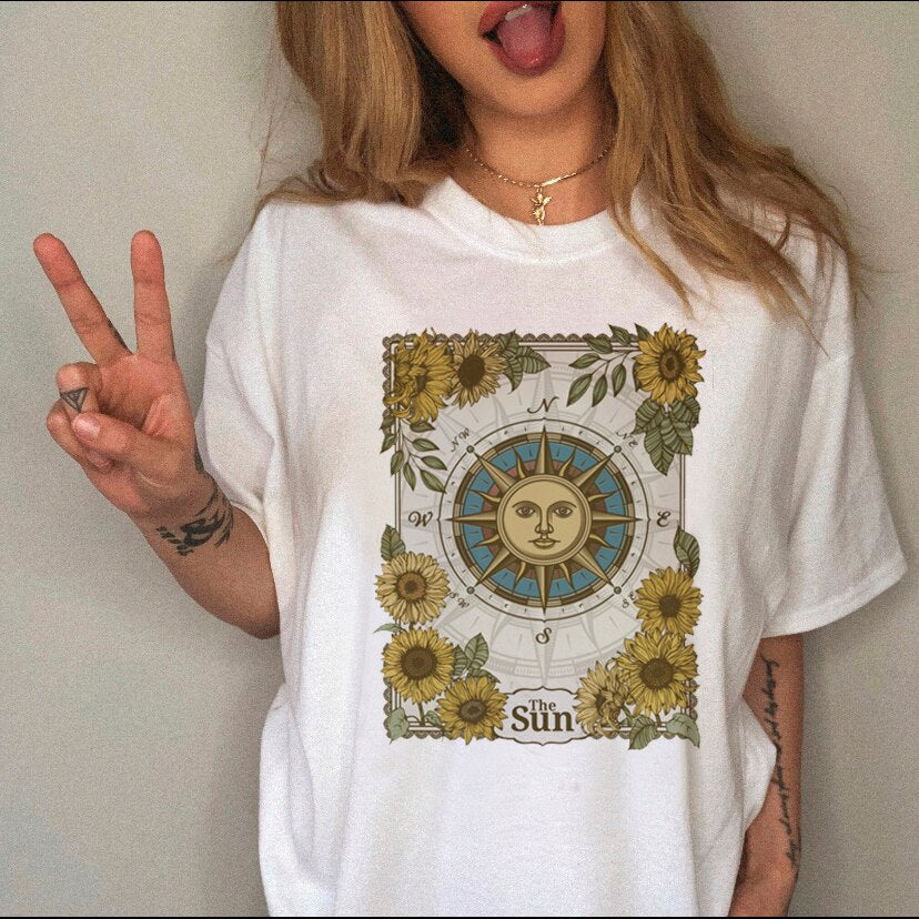Summer 90s T-shirt Cartoon Printing WomenT-shirt