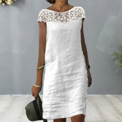 Vintage Lace Patchwork Sexy Summer Boho Dress