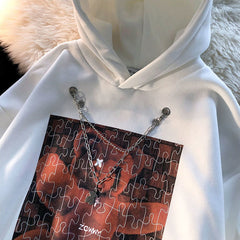 Small Crowd Little Bear Jigsaw Hooded Coat