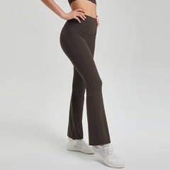 Push Up Gym Pants V Back Scrunch Flared Fitness Yoga Sports Leggings