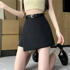 Spring Fashion High Waist A-line Korean Casual Suit Culottes Shorts