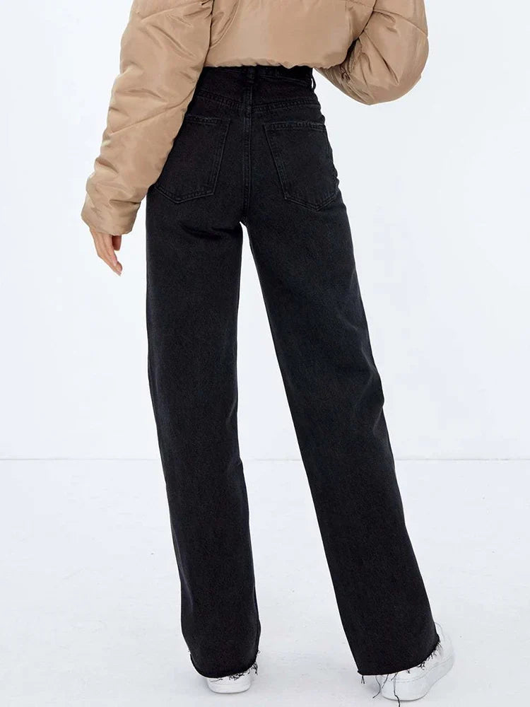 Wide Baggy Oversized Classic Casual Brown Trouser