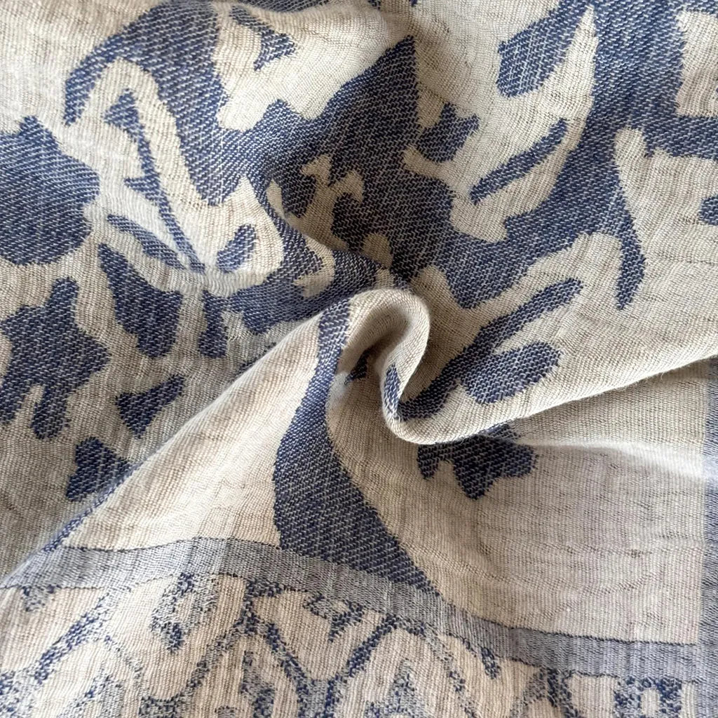 Vintage Patchwork Style Cotton Jacquard Duvet Cover