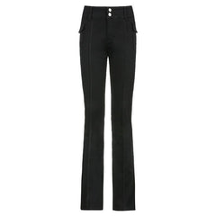 vintage low rise bootcut pants bell bottom pants with pockets