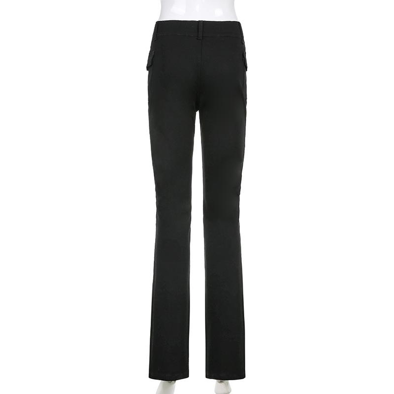 vintage low rise bootcut pants bell bottom pants with pockets