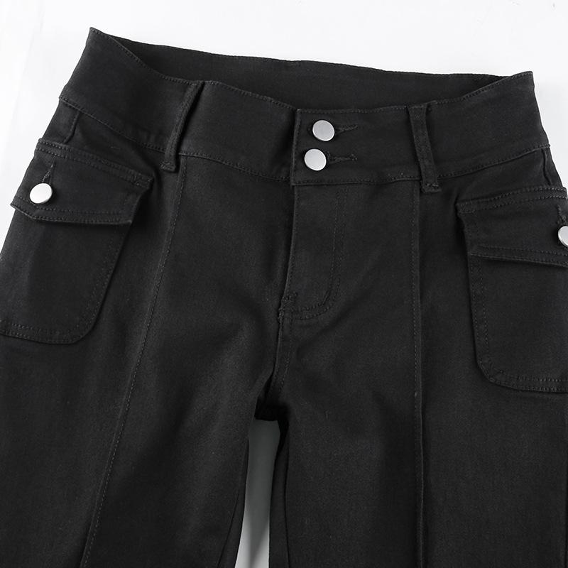 vintage low rise bootcut pants bell bottom pants with pockets