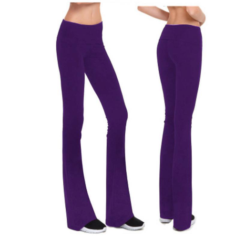 Womenmid rise  bootcut slim fit flare yoga pants