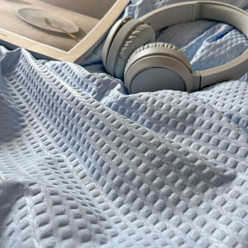 Waffle Weave Bedding Set