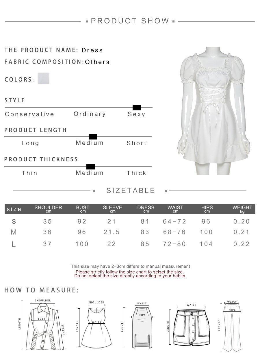 Fashion elegant bow white female mini dress