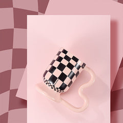 Checkerboard Ceramic Mug