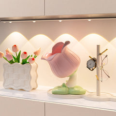 Tulip Storage Décor - Yellow - Pink