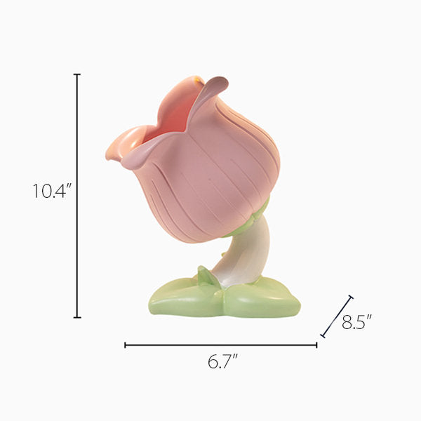 Tulip Storage Décor - Yellow - Pink