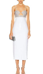 HAND BEADED SEQUIN GOWN