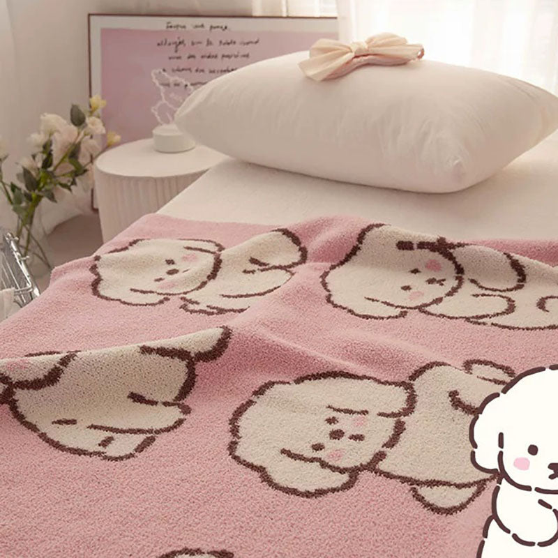 Cartoon Puppy Blanket