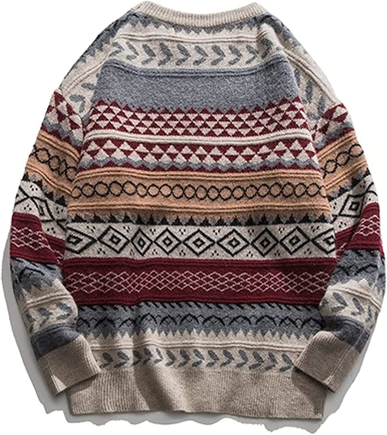 Ladies Autumn/Winter Retro Striped Sweater