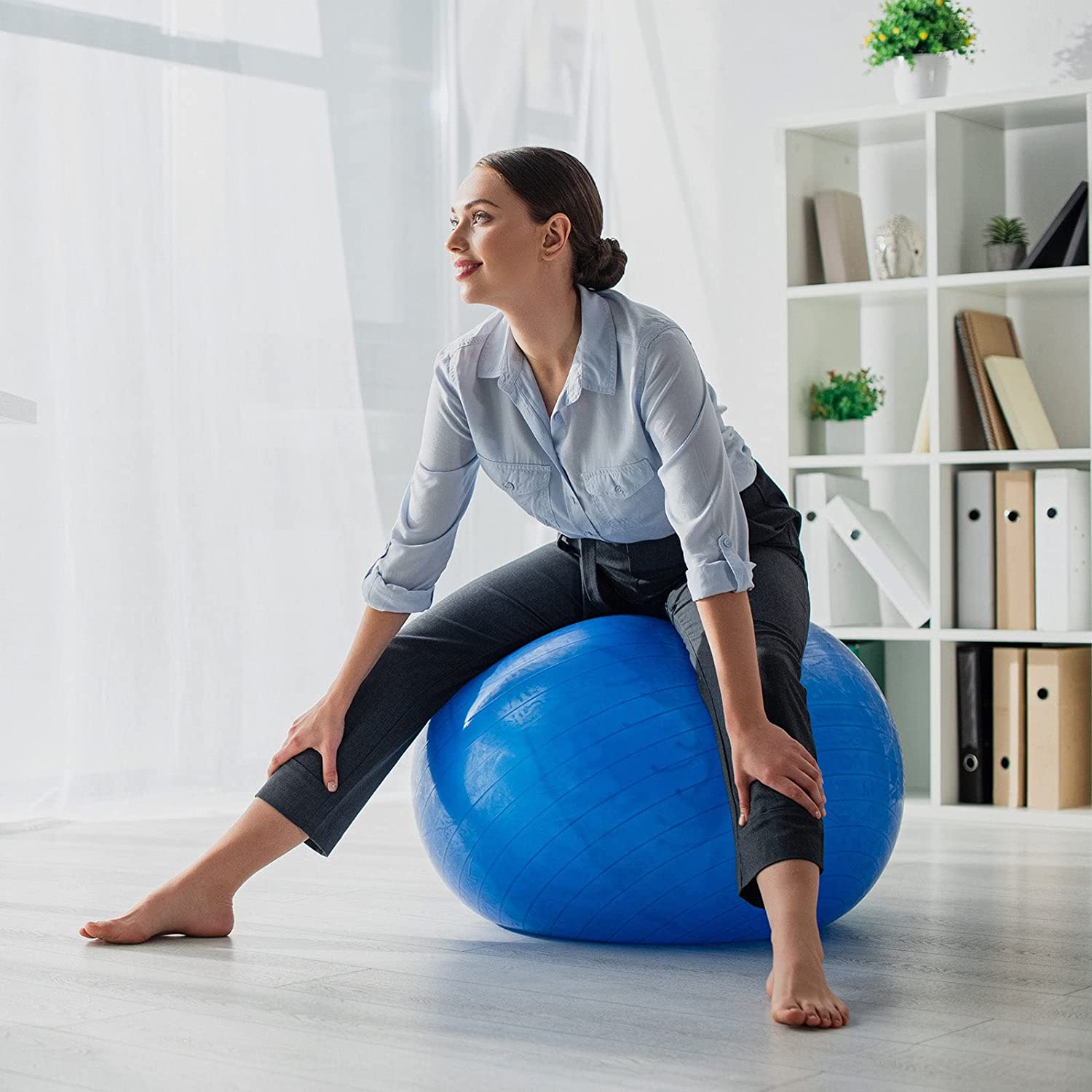Capri Pants for Casual Pull On Yoga Dress Capris