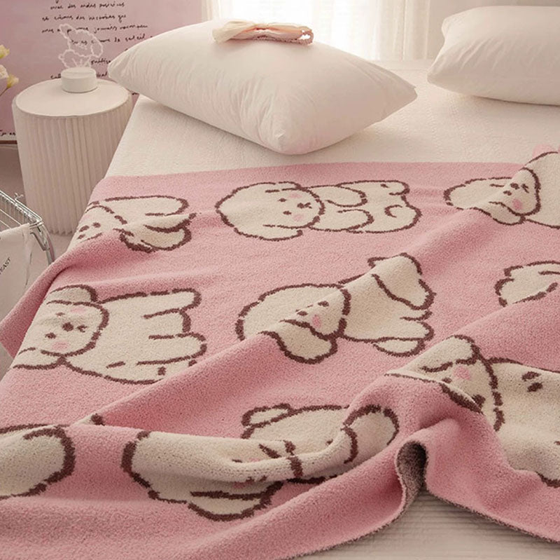 Cartoon Puppy Blanket