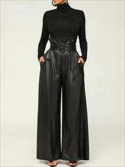 Fashion High Waist Zipper Side Bottom